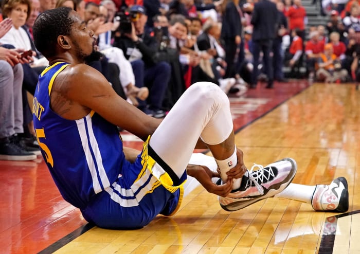 Kevin Durant's "calf injury" and subsequent Achilles injury