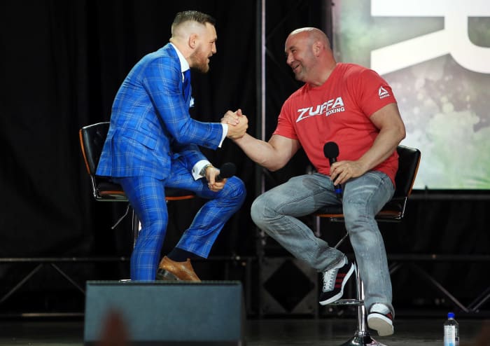 Conor Mcgregor and Dana White