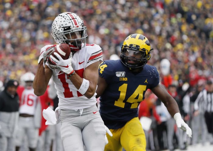 NFL first-round mock draft: Post Super Bowl version 21 Las Vegas Raiders: Chris Olave, WR, Ohio State