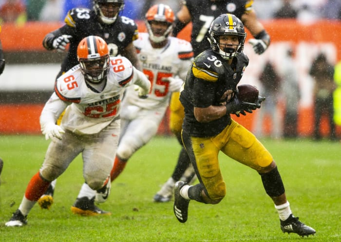 James Conner Rush Yards vs. Browns
