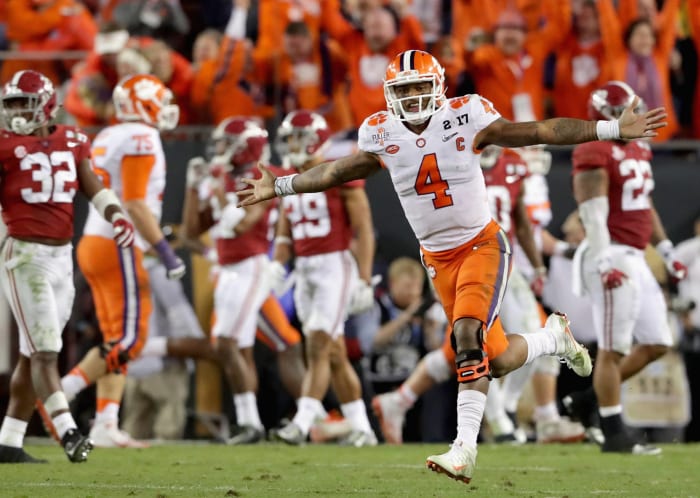 JAN. 9, 2017 | College Football National Championship: Clemson 35, Alabama 31