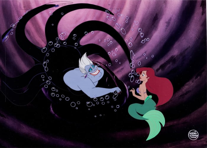 Ariel can write in ‘The Little Mermaid’