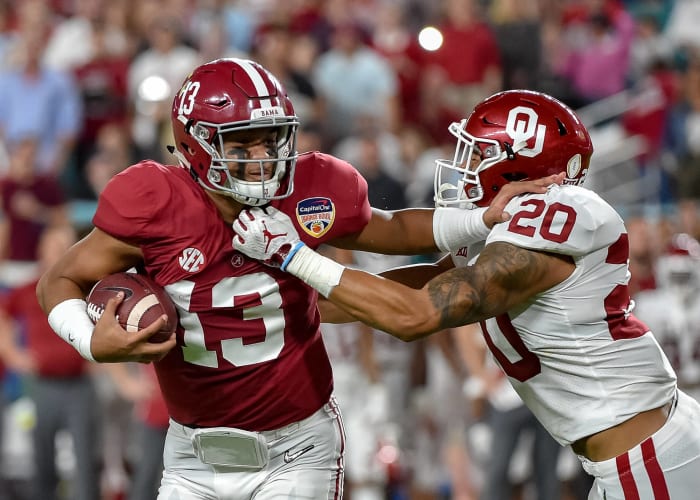 Fiesta Bowl (CFP semifinal): Oklahoma vs. Alabama, Dec. 28