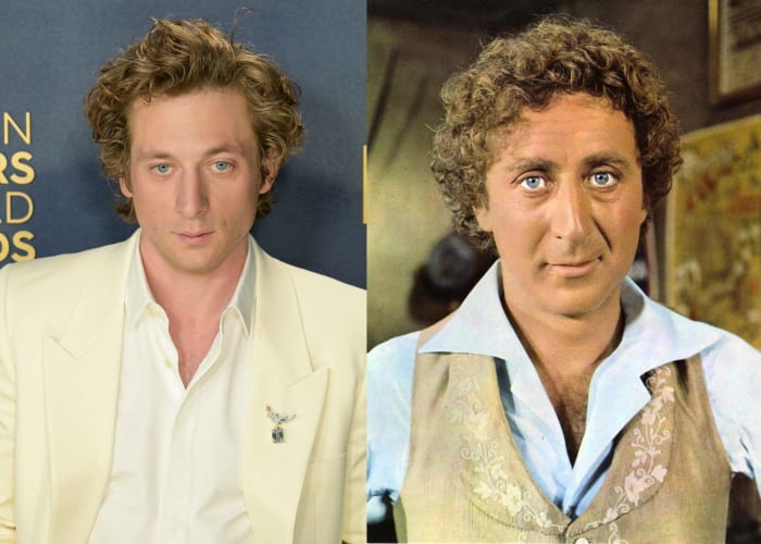 Jeremy Allen White and Gene Wilder