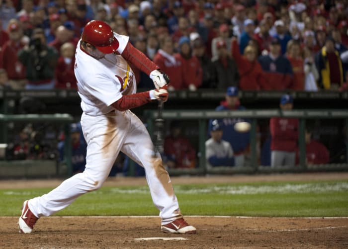 OCT. 27, 2011 | World Series, Game 6: Cardinals 4, Rangers 3 (11)
