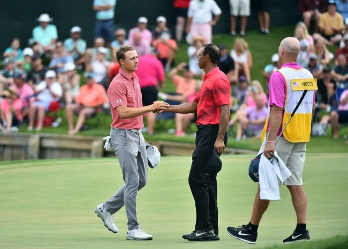 Tiger Woods and Jordan Spieth