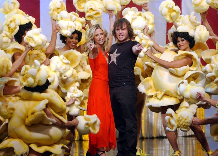 Sarah Michelle Gellar and Jack Black