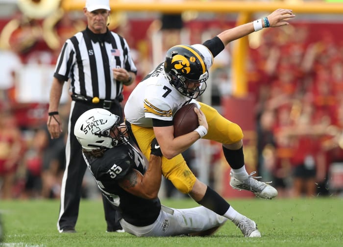 Iowa State (1-0) at Iowa (1-0), 4 p.m., Saturday, Big Ten Network