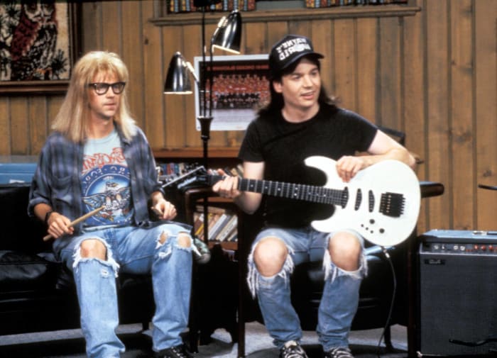 Mike Myers and Dana Carvey