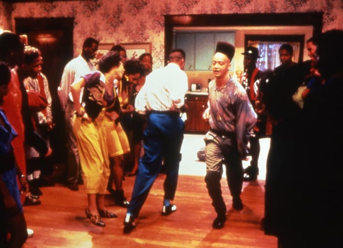 Kid's hightop in 'House Party'