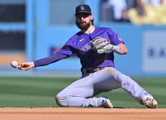 Colorado Rockies Game-Used Brendan Rodgers Spring Training Jersey -  February 23, 2019