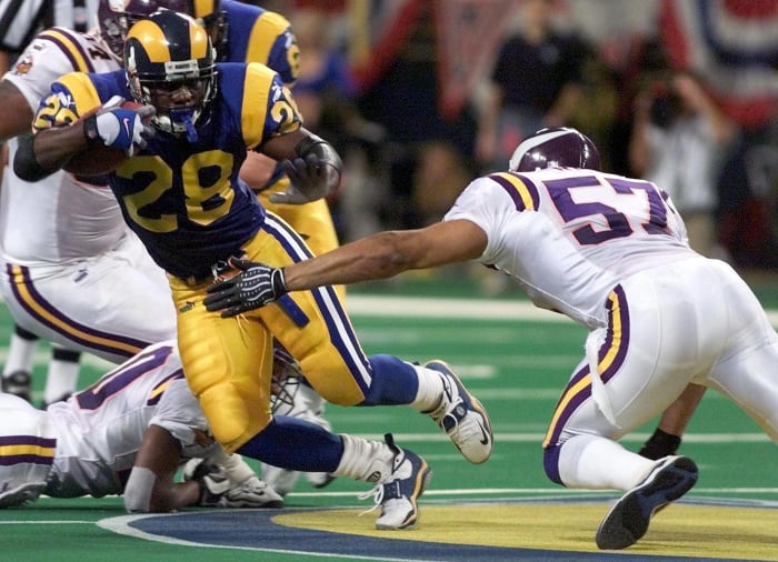 2000 MVP: Marshall Faulk, RB, St. Louis Rams