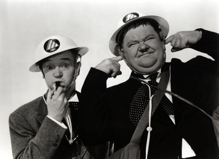 Stan Laurel and Oliver Hardy