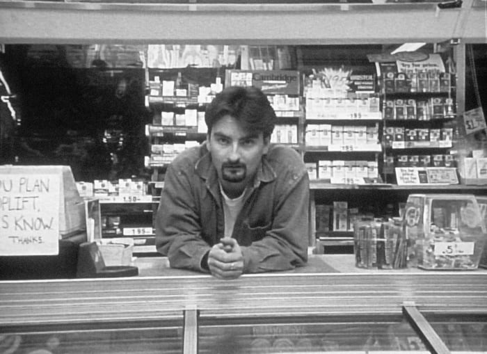 The shooting schedule is why you can’t see outside from within the Quick Stop