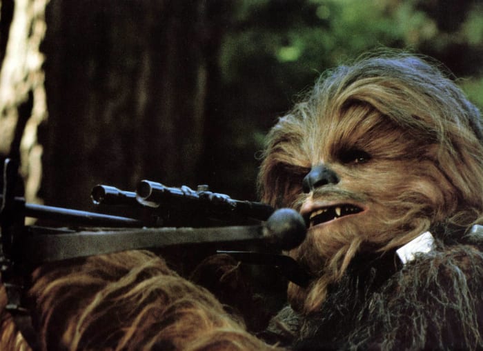 The Ewoks were a late addition to the script
