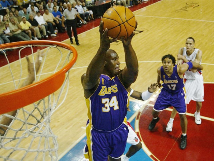 LA’s superteam falls short against Pistons in Shaq’s final season