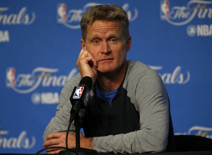 2017: Warriors coach Steve Kerr
