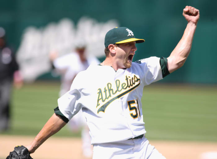 Dallas Braden throws a perfect game on Mother’s Day