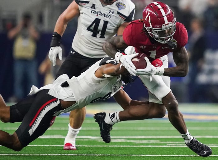 NFL first-round mock draft: Two QBs within the top-six 18 New Orleans Saints: Jameson Williams, WR, Alabama