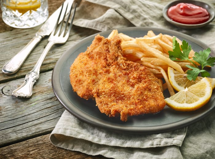 Pork schnitzel