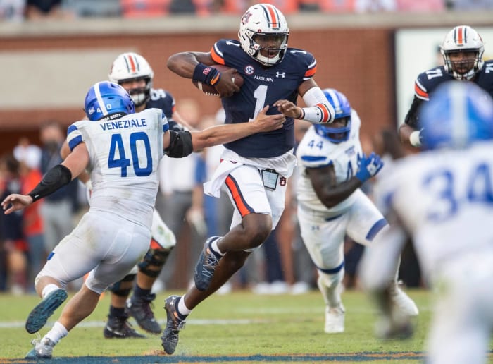 No. 22 Auburn (3-1, 0-0 in SEC) at LSU (3-1, 1-0 in SEC), 9 p.m., Saturday, ESPN