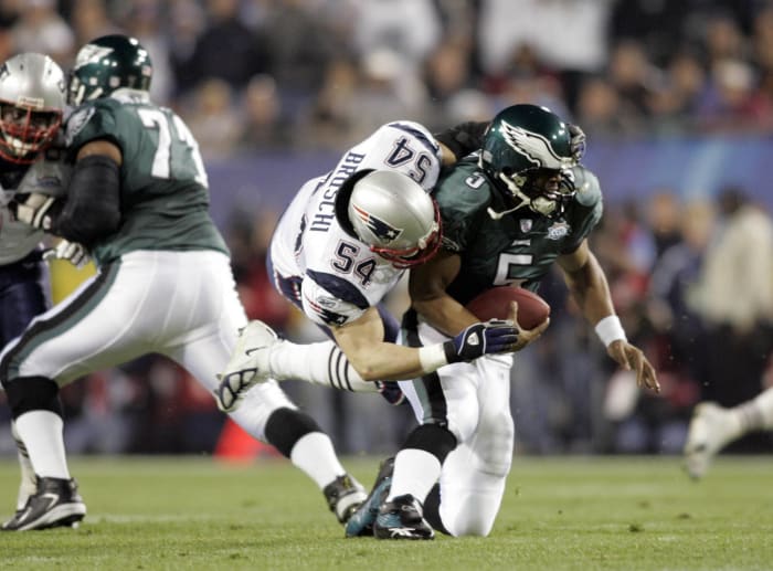 2005: Tedy Bruschi and Steve Smith