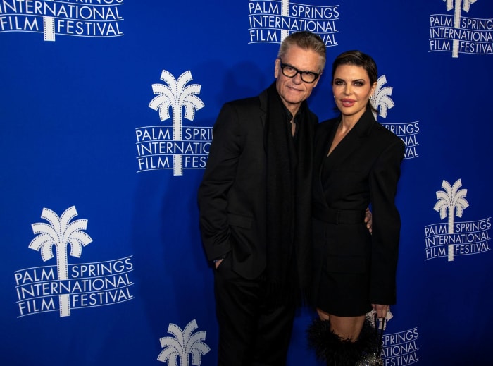 Lisa Rinna and Harry Hamlin