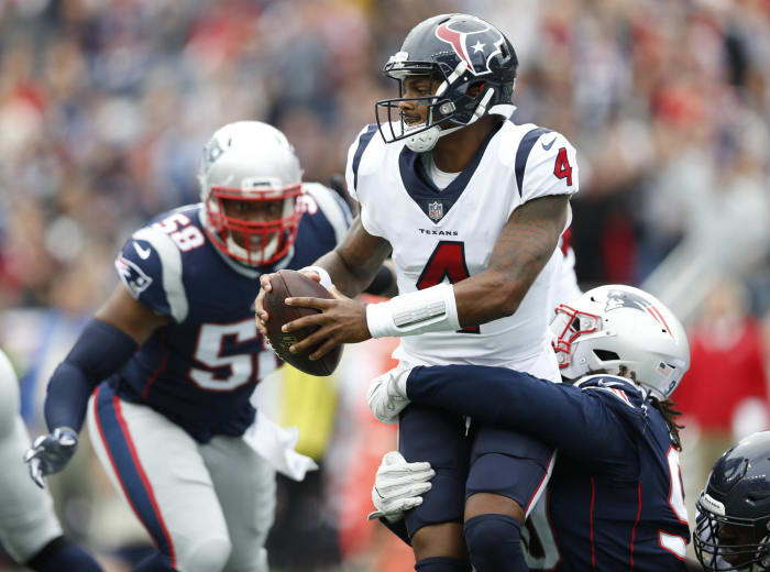 Houston Texans: Watson punished behind makeshift O-line