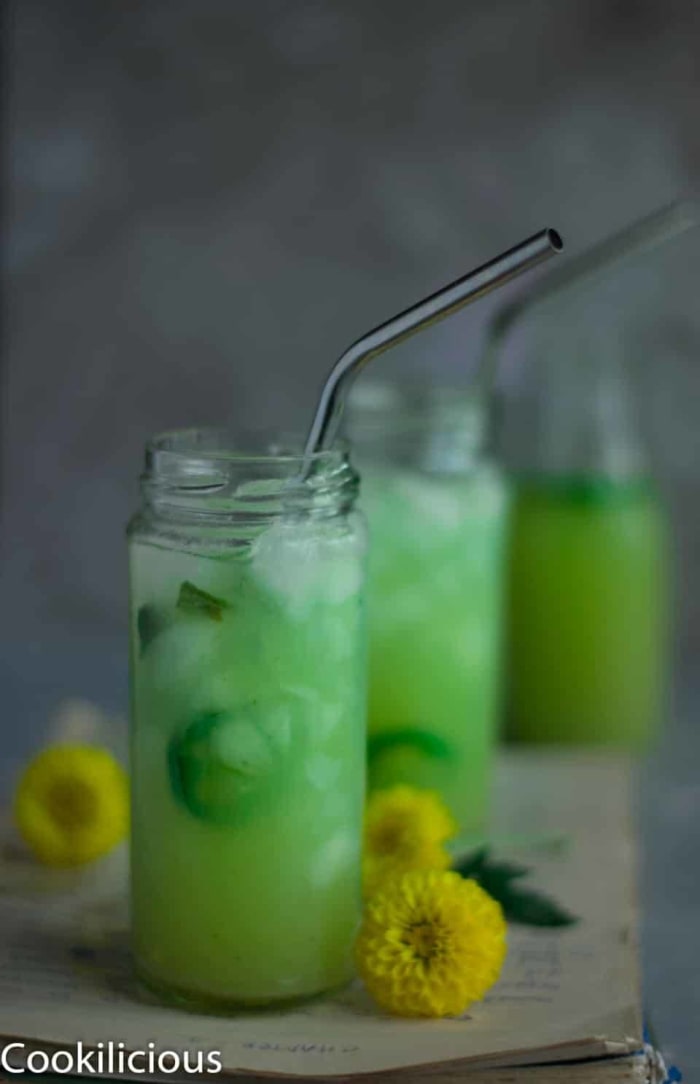 Jalapeno cucumber mint lemonade