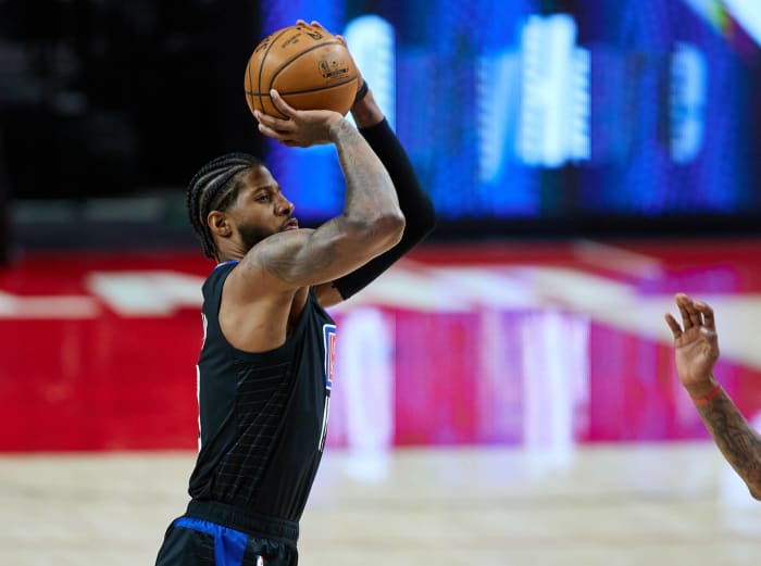 The Clippers are shooting 41.7 percent from three