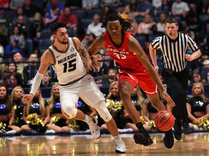 Georgia's Nic Claxton and Brooklyn Nets