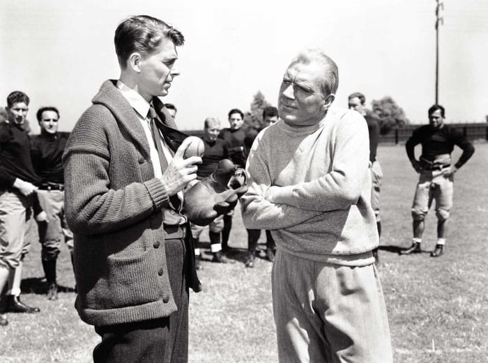 Pat O’Brien as Knute Rockne