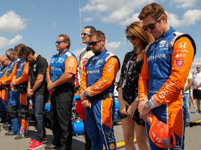 Scott Dixon and Emma Davies