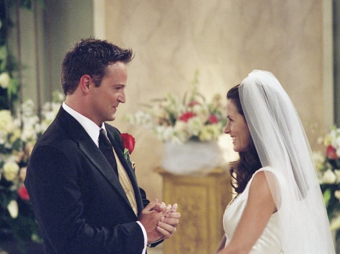Monica and Chandler