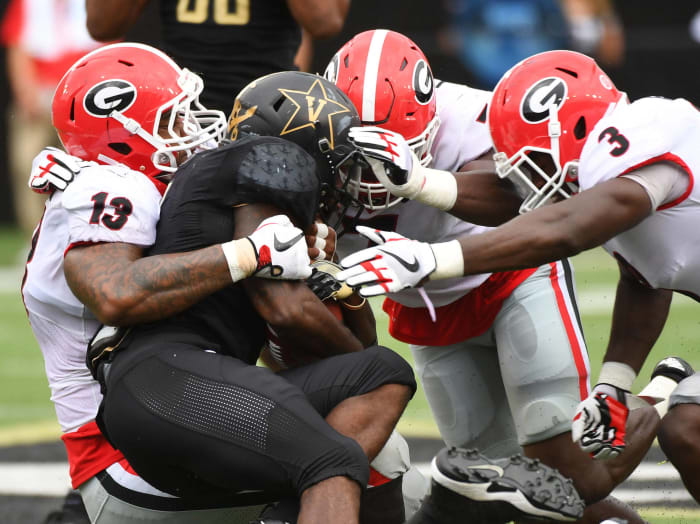 Oct. 7 - Georgia d. Vanderbilt, 45-14