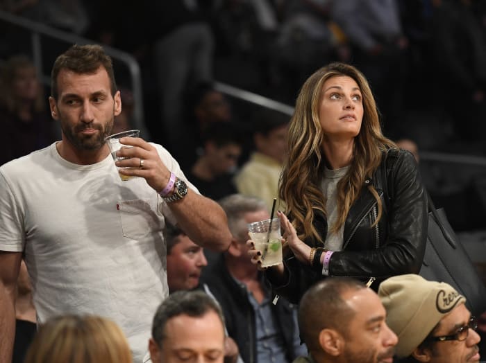 Jarret Stoll with Erin Andrews
