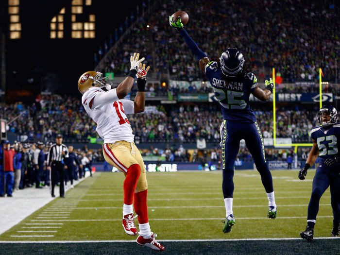 2013 season: Richard Sherman seals victory for Seahawks