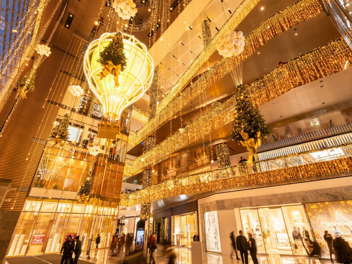 See the lights at Hudson Yards