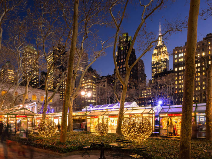 Shop at the Bryant Park Winter Village