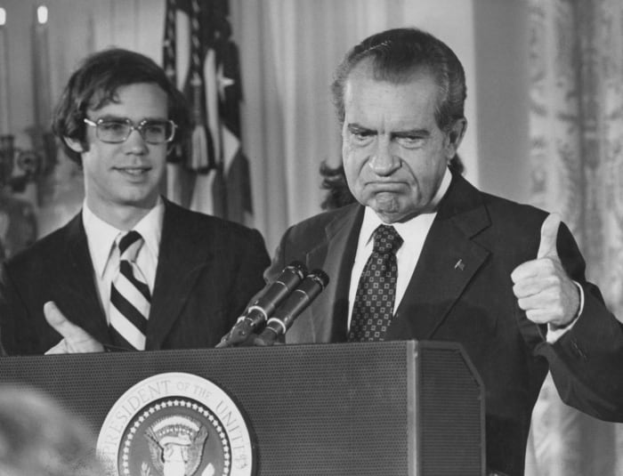 August 8, 1974: Richard Nixon resigns
