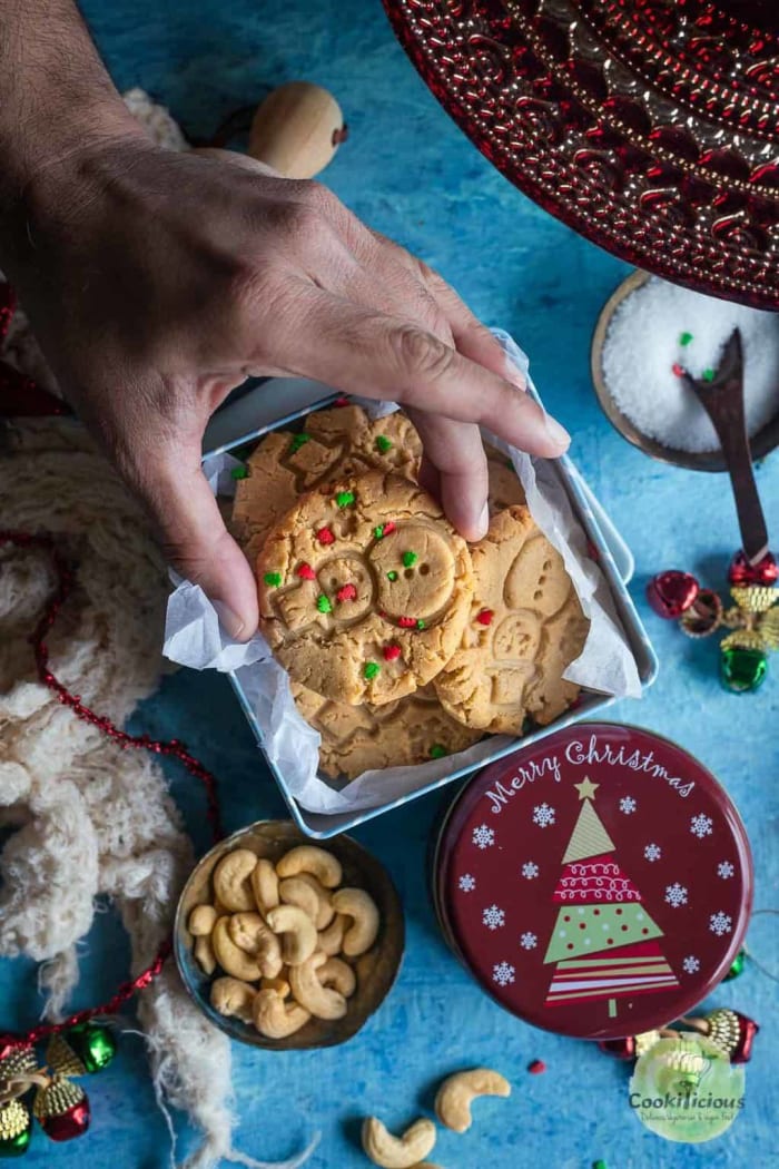 Cashew condensed milk cookies