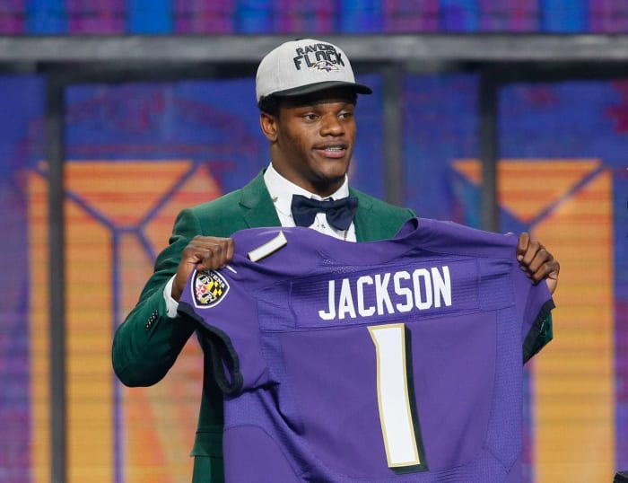 2018: Ravens trade up for Lamar Jackson