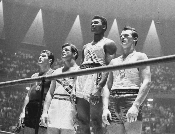 Clay wins gold at the Olympics