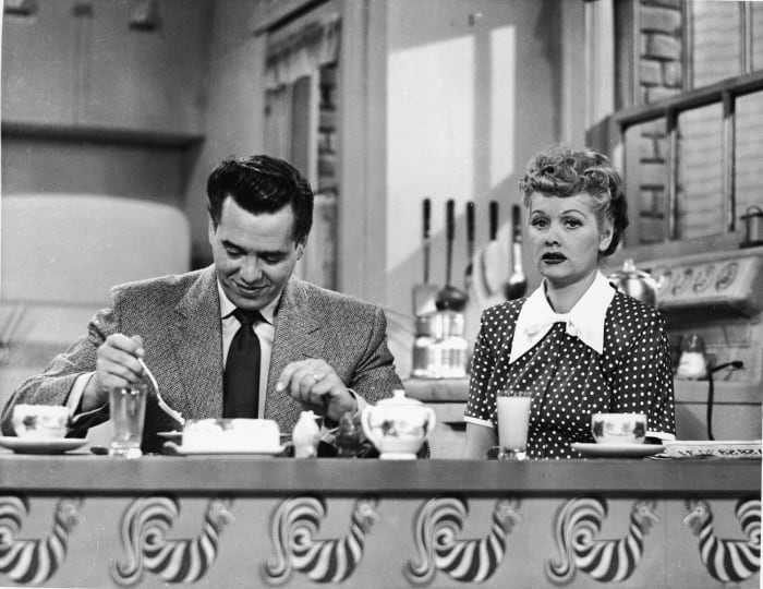 Lucille Ball and Desi Arnaz