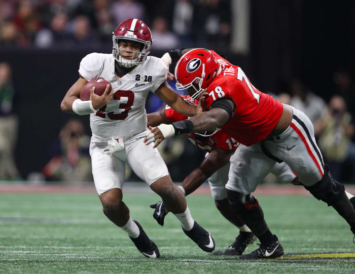 SEC: (1) Alabama (12-0) vs. (4) Georgia (11-1) (at Atlanta, GA), 4 p.m., Saturday, CBS