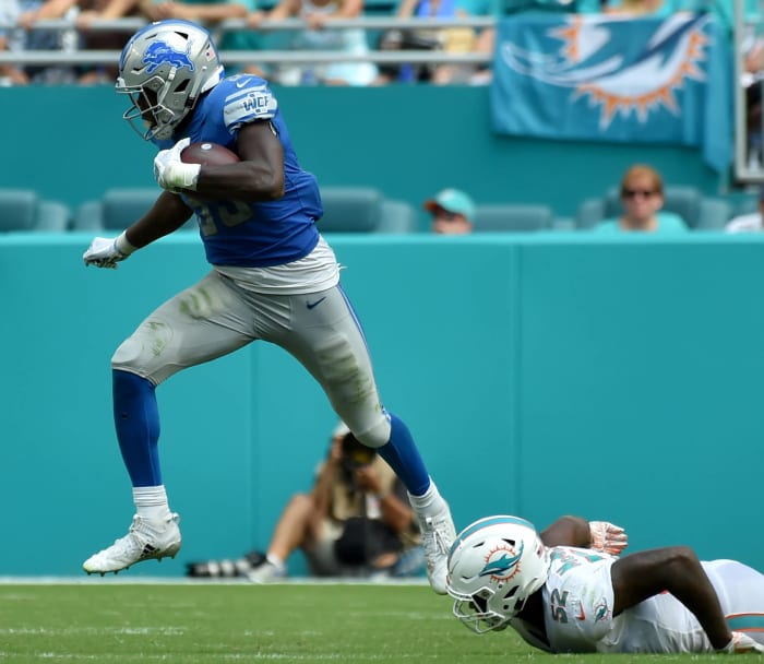 Kerryon Johnson Rush Yards vs. Seahawks