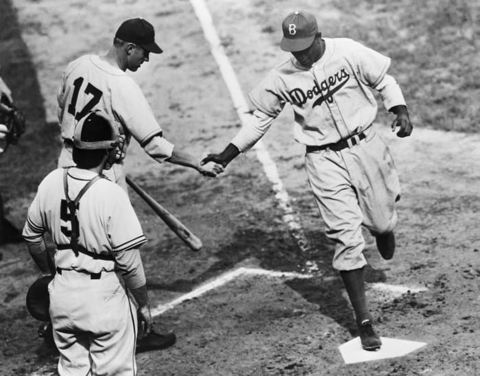 Jackie Robinson’s first game