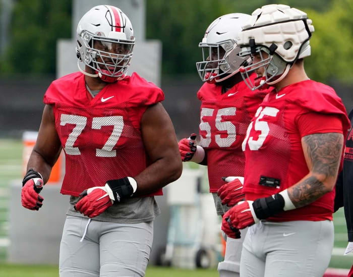 New England Patriots: Paris Johnson Jr., OT, Ohio State
