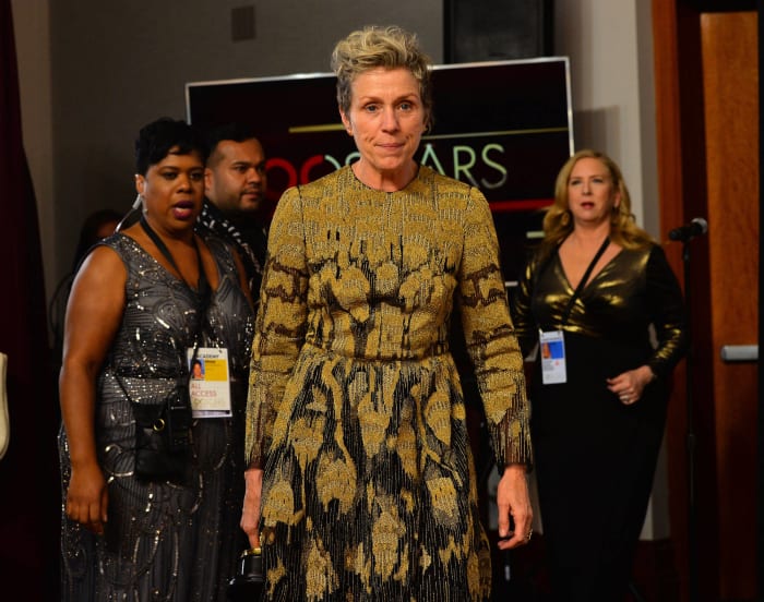 Frances McDormand - Best Actress for "Three Billboards Outside Ebbing, Missouri" (2018)