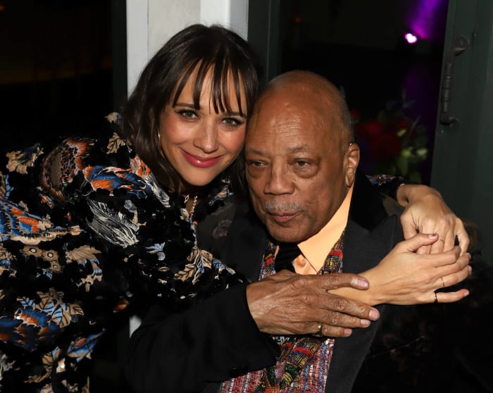 Quincy Jones and Rashida Jones